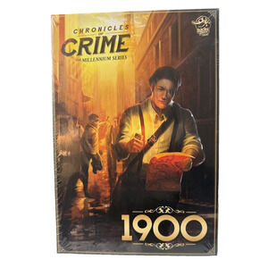 NEW SEALED Chronicles of Crime 1900 Board Game Lucky Duck Mystery Detective